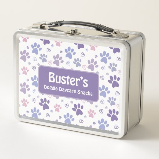 Persoonlijke lunchbox voor hondendagopvang (Voorkant)