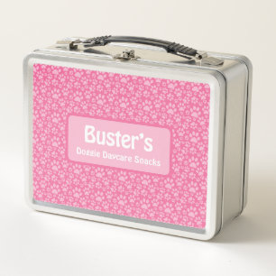 Persoonlijke lunchbox voor hondendagopvang 