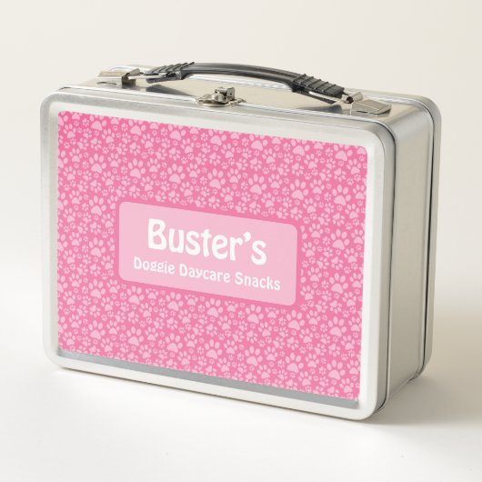 Persoonlijke lunchbox voor hondendagopvang (Voorkant)