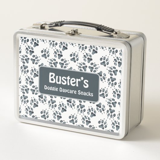 Persoonlijke lunchbox voor hondendagopvang (Voorkant)