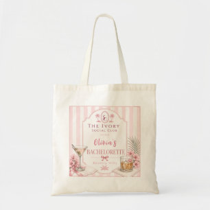 Persoonlijke Lux Roze Bachelorette-feest bruids- Tote Bag
