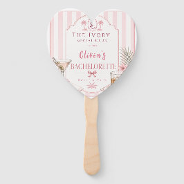 Persoonlijke Lux Roze Hen Party Bruids- Handwaaier