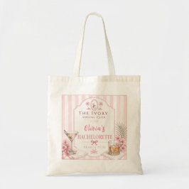 Persoonlijke Lux Roze Hen Party Bruids- Tote Bag