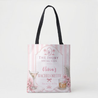 Persoonlijke Lux Roze vrijgezellenfeest bruids- Tote Bag