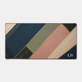 Persoonlijke luxe geometrische bureaumat (Voorkant)