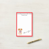 Persoonlijke luxe moderne collectie voor huisdierv post-it® notes (Op bureau)