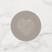 Persoonlijke luxe velvet verjaardag confetti 16th (Kleine voorkant)