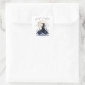Persoonlijke Maankabouter Hemelse Kunst Vierkante Sticker (Tas)