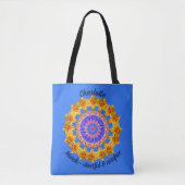 Persoonlijke maart geboortemaand bloem narcis tote bag (Voorkant)
