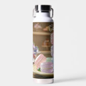 Persoonlijke Macaron Koekjes van Glas Waterfles (Voorkant)