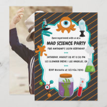 Persoonlijke Mad Science-verjaardagsfeestfoto
