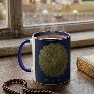 Persoonlijke Madinah Rosette Islamitische Kunst Mok