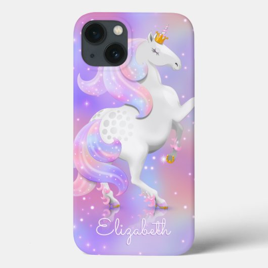 Persoonlijke Magische Roze Unicorn Hoesje-Mate iPh Case-Mate iPhone Case (Achterkant)