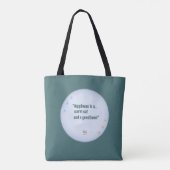 Persoonlijke Magische Turkooizen Calico Kat Boeken Tote Bag (Achterkant)