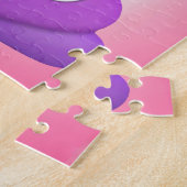 Persoonlijke Magische Unicorn Poop Emoji Legpuzzel (Zijkant)