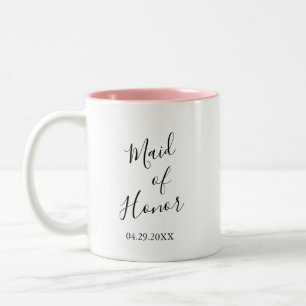 Persoonlijke Maid of Honor Tweekleurige Koffiemok