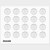 Persoonlijke Maine Coon Fokkerij Sticker (Vel)