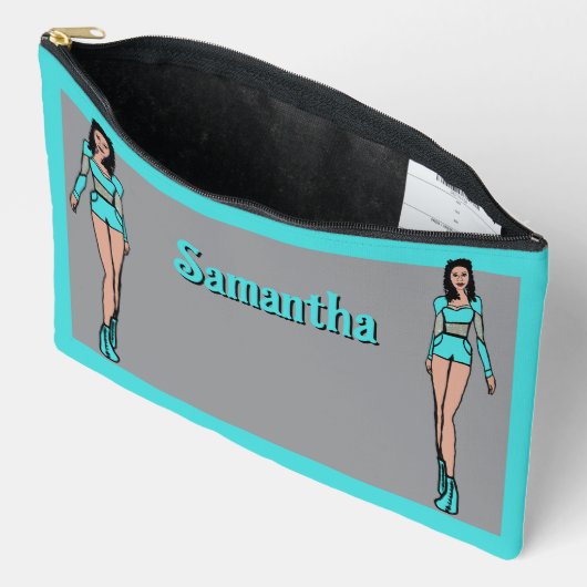 Persoonlijke Majorette Danser Aqua #2 Etui (Open)