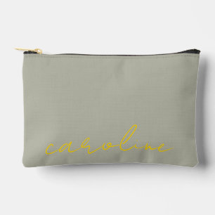 Persoonlijke make-uptas met gouden naam: Canvas Co Etui