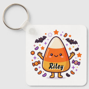 Persoonlijke Malse Snoep Mais Halloween Sleutelhanger