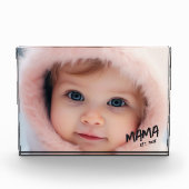 Persoonlijke mama-foto aangepast jaar moeder fotoblokken (Voorkant)