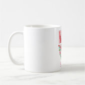 Persoonlijke Mama Hart Bloemstuk Aangepaste Cadeau Koffiemok (Links)