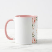 Persoonlijke Mama Kat & Kitten Bloem Coffee Mug Mok (Links)