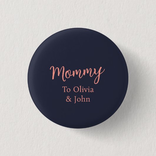 Persoonlijke mama ronde button 3,2 cm (Voorkant)