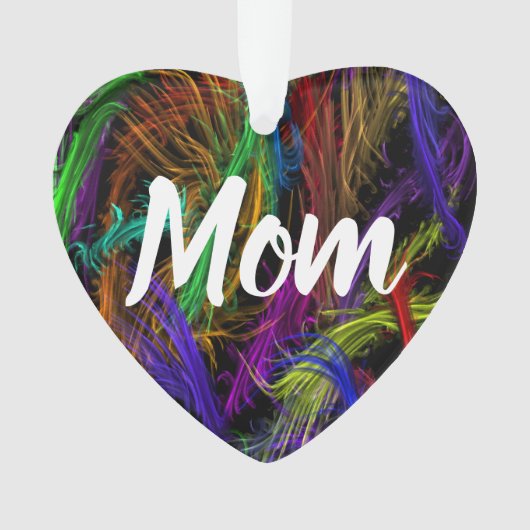 Persoonlijke mamamaansierent ornament (voorkant)