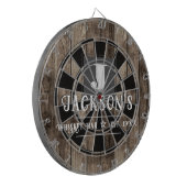 Persoonlijke Man Cave Aangepaste Bar Naam Dartbord (Voorkant Links)