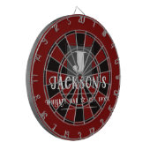Persoonlijke Man Cave Aangepaste Bar Naam Dartbord (Voorkant Links)