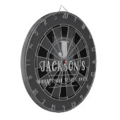 Persoonlijke Man Cave Aangepaste Bar Naam Dartbord (Voorkant Links)