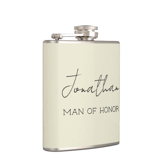 Persoonlijke Man van Eer Crème Heupfles (Rechts)