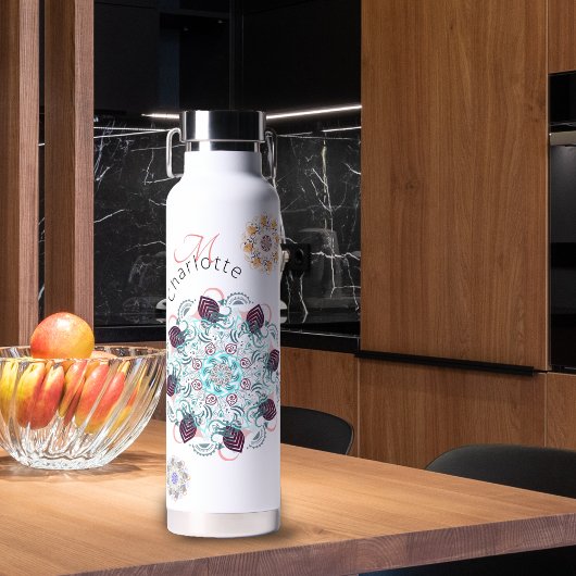Persoonlijke mandala wonder waterfles