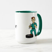 Persoonlijke mannelijke automatische mechanische M Mok (Voorkant rechts)