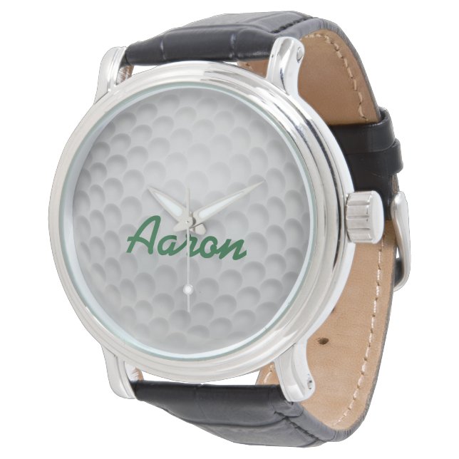 Persoonlijke Mannen Golf Ball Watch Gift Horloge (Gekanteld)