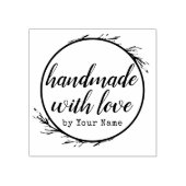 Persoonlijke Manuscript Handgemaakte met Liefde do Rubberstempel (Afrduk)