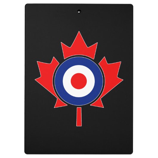 Persoonlijke Maple Leaf Roundel Mod CANADA Klembord (Achterkant)