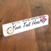 Persoonlijke Maple Leaf Roundel Mod CANADA Naambordje (Zijkant)