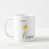 Persoonlijke March Bloem Koffiemok (Links)