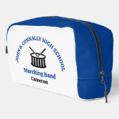 Persoonlijke Marching Band Blauwe Middelbare Schoo Toilettasje (Rechterhoek)