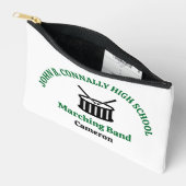 Persoonlijke Marchingband Middelbare School Groen Etui (Open)