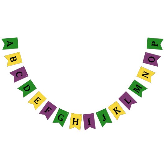 Persoonlijke mardi gras banner (Alle)