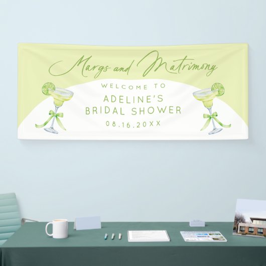 Persoonlijke Margs en Huwelijk Bruidsfeest Spandoek (Beurs)