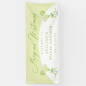 Persoonlijke Margs en Huwelijk Bruidsuitnodiging Spandoek (Verticaal)