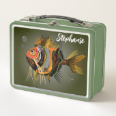 Persoonlijke mariene dierlijke kleurige vis (Voorkant)