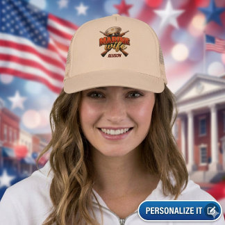 Persoonlijke Marine Vrouw Trucker Hoed Pet