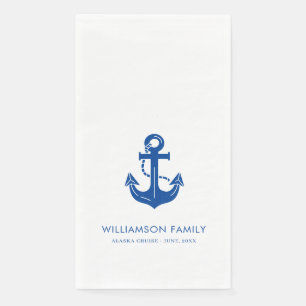 Persoonlijke Maritime Familie Cruise Jaar Set Servet