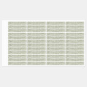 Persoonlijke marmeren kledingmaat labels (Vel)