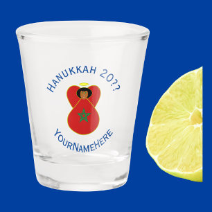 Persoonlijke Marokkaanse Engel Hanukkah Vlag  Shot Glas